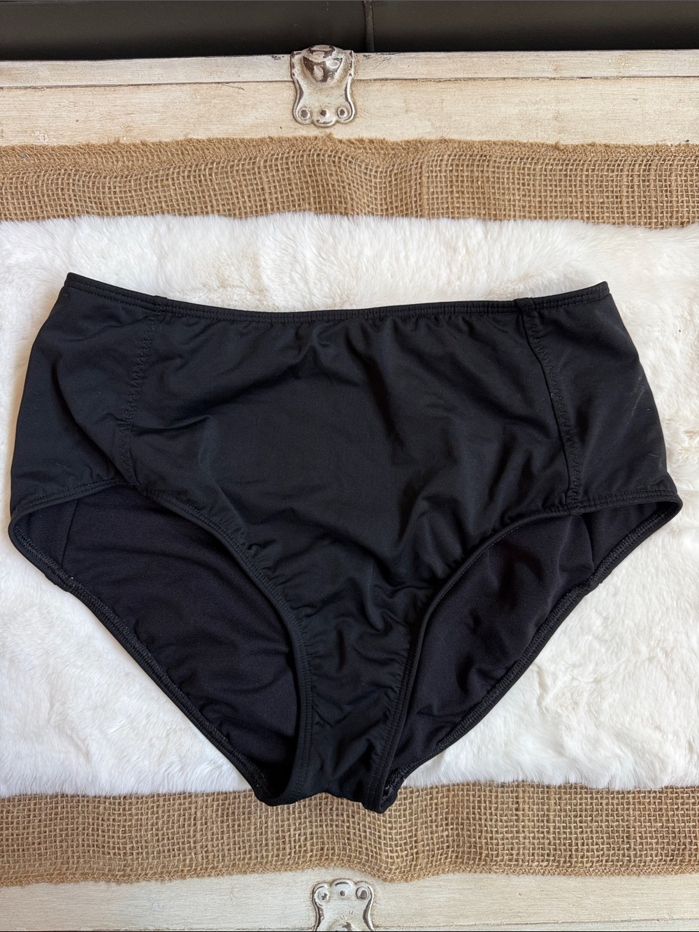 Athleta Black High-Waist Bikini Bottoms